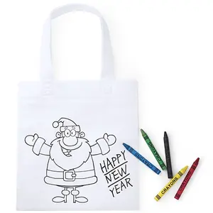 Bolsa de Papá Noel de TNT para colorear, artículos navideños - Product Image 1
