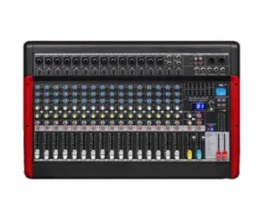 14 Mixer Audio Stereo Mono + 2 con Mixer di alimentazione Phantom 48V DC