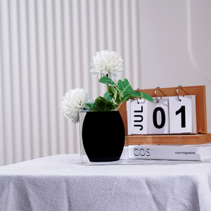 Moderne Custom Unieke Kunst Home Decor Schattig Klein Keramiek-Achtige Verschillende Vorm Fancy Vazen Fabrikant Keramische Bloemenvaas - Product Image 5