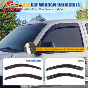 For Ford F-150 Standard Cab 04-08 2PCS In-channel <b>Window</b> Visor Rain Vent <b>Shade</b> - Product Image 2