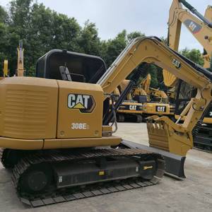 Excavadora CAT308E2 usada con brazo telescópico original de Japón, 8t, miniexcavadora Cat de segunda mano, Cat308E, excavadora pequeña, Cat307, 306e, 305.5e en stock. - Product Image 4