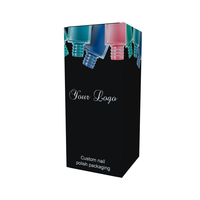 Caja de Cartón Reciclable para Esmalte de Uñas, Impresión Personalizada, Venta al Por Mayor, Embalaje de Regalo