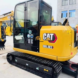 รถขุดตีนตะขาบมือสอง CAT305.5E2 ขนาด 5.5 ตัน คุณภาพสูง ผลิตในญี่ปุ่น ยี่ห้อ Caterpillar สำหรับงานก่อสร้างและวิศวกรรม ขนาด 0.22 เมตร - Product Image 1