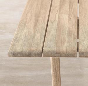 Ensemble de tables et chaises de salle à manger d'extérieur de luxe, modernes, en rotin et teck, imperméables, pour hôtels, villas, fermes et jardins - Product Image 5