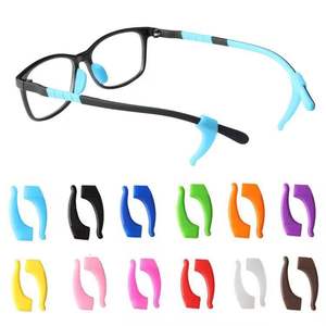 Crochets d'oreille en silicone ZT de taille moyenne, antidérapants, accessoires pour lunettes de sport, embouts de branches en polyuréthane couleur unie - Product Image 5