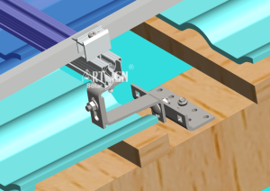 ระบบติดตั้งแผงโซลาร์เซลล์บนหลังคาแบบครบชุด, รางอลูมิเนียม SR พร้อมตะขอและตัวหนีบสแตนเลส, ชุดอุปกรณ์ติดตั้งแผงโซลาร์เซลล์ |   อาร์ตไซน์ - Product Image 3