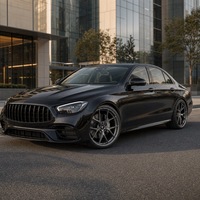 Jante en alliage forgé 5x112 à profil profond, 5 branches, gris brossé, compatible avec Mercedes Benz Classe E E63 AMG W213