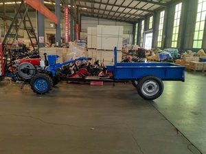 Trattore Agricolo Diesel Portatile HYZH da 12 CV con <span class=keywords><strong>Rimorchio</strong></span>, Fresa Rotativa e Barra di Traino Alta, Garanzia 1 Anno per Uso Agricolo - Product Image 3