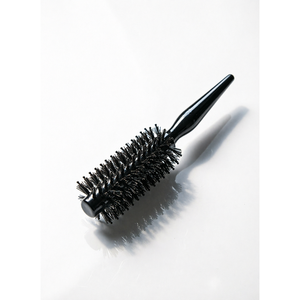 Roll Hairbrush Black Wood Model Daiso0948 For Daily Use - Product Image 1
