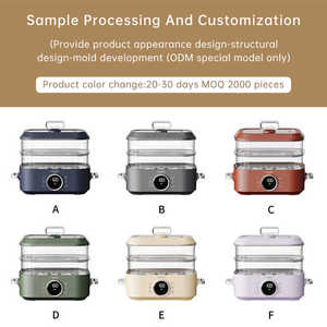 Ollas Eléctricas Multiusos Antiadherentes de 10 l, Calentador de Alimentos Eléctrico Cuadrado Antiadherente, Juego de Ollas Eléctricas de <span class=keywords><strong>Micro</strong></span>-Presión - Product Image 5
