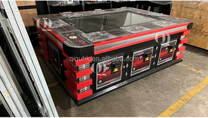 QIQU Source Factory Low Price Durable Fish <b>Shooting</b> Game Machine 55 Inch 8 Player Detachable Red Cabinet - Product Image 4