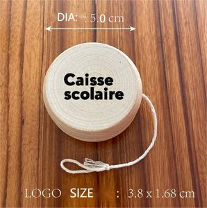 Jeu de Yoyo en Bois Portable Personnalisé avec Logo, Écologique et Promotionnel, pour Enfants et Adultes, Coffret Cadeau en Gros - Product Image 4