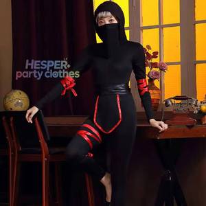Disfraz de Ninja para Adultos, Listo para Enviar, con Accesorios, Disfraz de Anime para Cosplay y Mascarada - Product Image 1