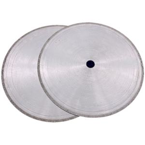 Lames de scie diamantées ultra-minces sur mesure pour le meulage de pierres précieuses, agate, corindon, céramique et le traitement des cristaux, filetage droit - Product Image 1