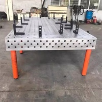 Nouvelle station de soudage 3D, plateforme de soudage flexible réglable, banc de travail modulaire en fonte pour structure en acier