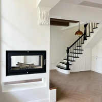 2025 personnalisé nouvelles tendances appartements modernes en bois massif MDF poutre centrale escalier Direct Guangdong Foshan