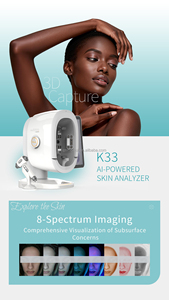 Analizador Facial de Piel con IA K33 2026, Escáner Facial 3D, Análisis Digital Espectral de Humedad del Cuero Cabelludo para 5 Síntomas Principales, Detección de Más de 30 Parámetros - Product Image 6