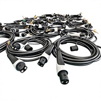 Câble de charge pour véhicule électrique Tesla AC, niveau 2 NACS, 16,4 pieds (5 m), câble d'extension Tesla EV, prise et câble 48A pour chargeur de véhicule électrique