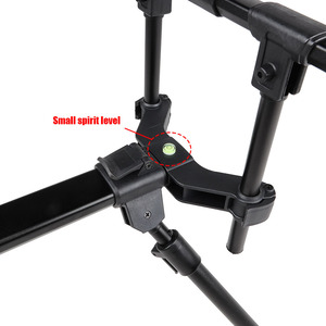 YOUME <span class=keywords><strong>support</strong></span> de <span class=keywords><strong>canne</strong></span> à pêche rétractable réglable en aluminium <span class=keywords><strong>pour</strong></span> <span class=keywords><strong>carpe</strong></span> - Product Image 3