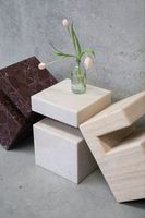 Table d'appoint en onyx rose moderne, prix de gros OEM, meubles de salon, taille personnalisée