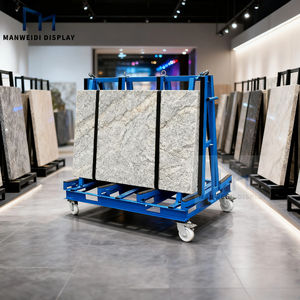 Vente en gros de chariots poussoirs en granit de type A intégrés double face personnalisés de haute qualité avec roues - Product Image 4