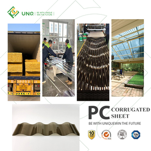 Rõ ràng minh bạch Polycarbonate rỗng tấm sóng PC rỗng tấm sóng cho nhà kính lợp giá 840 - Product Image 4