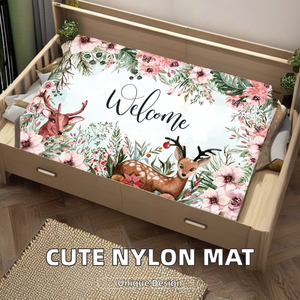 Alfombrilla de PVC de dibujos animados para el hogar, dormitorio, sofá, mesa de centro, resistente a la suciedad, fácil de limpiar, perfecta decoración del hogar, manta para <span class=keywords><strong>cama</strong></span> de niños - Product Image 2