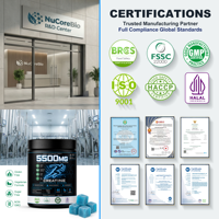 Gummies Énergétiques à la Créatine Monohydrate Haute Concentration pour Adultes – Soutien à la Récupération Musculaire et Force – Complément Nutritionnel Sportif OEM ODM