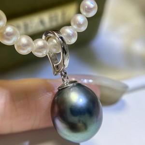 อุปกรณ์ทำเครื่องประดับมุก DIY ตัวล็อคจี้เงินแท้ S925 พร้อมฐานรองเปล่าสำหรับลูกปัดขนาด 10-13 มม. สำหรับสร้อยคอและต่างหูรูปมังกรน้อย - Product Image 2