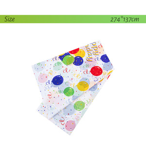 DAMAI Colorful <b>Balloon</b> Disposable Plastic Tablecloth Birthday Party Decor Party Table Decor Supplies Festive Table Accessory - Product Image 4
