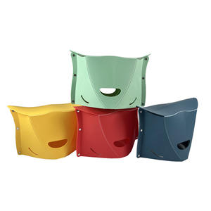 Camping Chairs Folding Foldable <b>Step</b> <b>Stool</b> Folding Retractable <b>Stool</b> Mini Plastic <b>Stool</b> Fishing Chair Outdoor Beach Camp Chair - Product Image 1