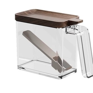 Spice <b>Jar</b> Set With Wooden Lid Airtight <b>Storage</b> <b>For</b> <b>Kitchen</b> Solid Seasonings M Size - Product Image 5