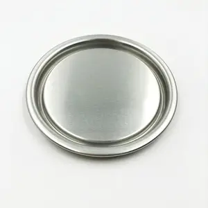 303 (77.5mm) aluminum vintage cone top beer cans bottom end lid cover