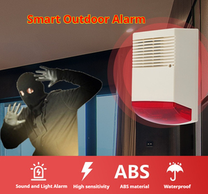 Chất lượng cao 128 dB không thấm nước nhà nhấp nháy Còi báo động nhà máy bán hàng trực tiếp cho bên ngoài hệ thống báo động - Product Image 5