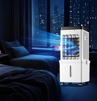 Climatiseur domestique intelligent, ventilateur de climatisation amovible, télécommande à touches souples, ventilateur électrique rotatif à refroidissement par eau
