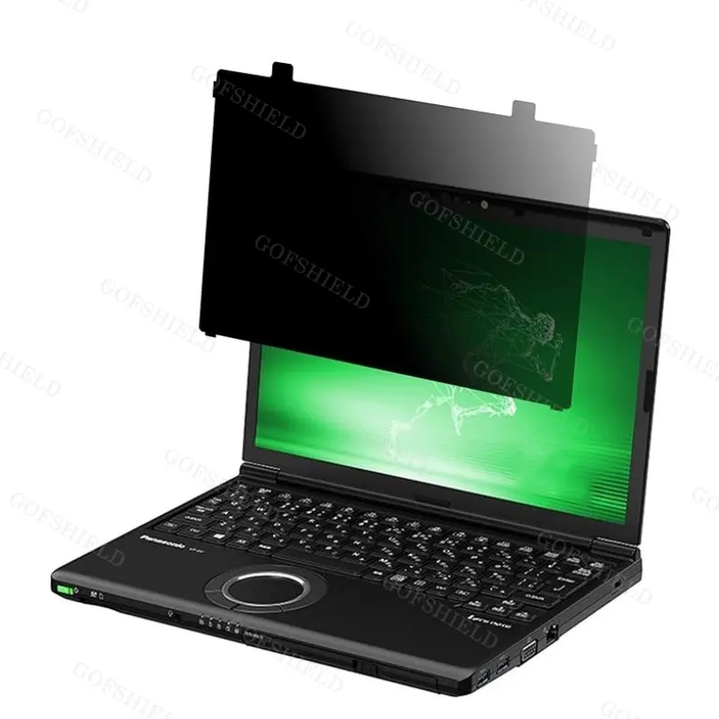 Producto Popular Anti Spy Privacy Screen Protector Notebook/Laptop Usado Anti Fingerprint Privacy Filter For Let's note