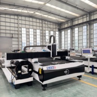 Machine de découpe laser à fibre intégrée 3015 pour tôles métalliques, tubes ronds et carrés, acier au carbone, acier inoxydable