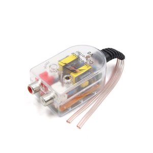 محول تيار مباشر من 2022 منخفض السعر قابل للتعديل من أعلى إلى منخفض لصوت السيارة من أر سي إيه محول مرتفع إلى منخفض مع جهاز تحكم عن بعد بالطاقة - Product Image 1