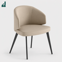 Chaise de bureau de luxe en lin, chaise d'appoint pour réception avec 4 pieds, pour bureau, hall d'hôtel, mobilier moderne
