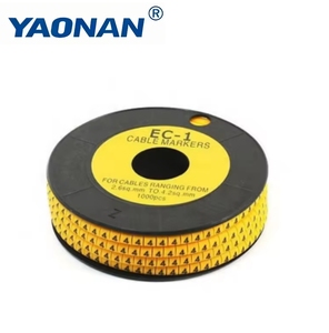 Marqueur de câble de haute qualité en <span class=keywords><strong>PVC</strong></span> profilé EC ECJ, <span class=keywords><strong>manchon</strong></span> de marquage de câble EC-0, marqueur de tracé de câble - Product Image 2
