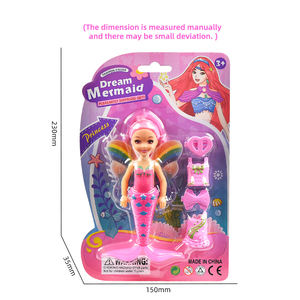 <span class=keywords><strong>Muñeca</strong></span> <span class=keywords><strong>Sirena</strong></span> de 5 Pulgadas con Alas de Arcoíris, Vestido DIY, Articulaciones Móviles, <span class=keywords><strong>Muñeca</strong></span> Princesa, Juguetes para Niñas, Regalo de Cumpleaños - Product Image 6