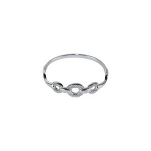 Crystal <b>Bracelet</b> 316L Stainless Steel PVD Gold Plating Sustainable Resistant Fashion Jewelry - Product Image 1