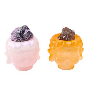 Tête de Bouddha Gardien en Cristal, Boîte Mystère, Figurine en Résine, Artisanat de Dessin Animé, Cadeau d'Anniversaire pour Ami - Product Image 5