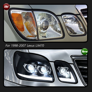 Conversions de phares à LED pour Lexus LX470 1998-2007 avec feux de jour et clignotants séquentiels. - Product Image 3