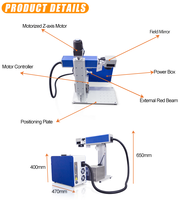 30W 50W 60W 100W Portable Raycus JPT Machine de marquage laser à fibre pour bijoux Métal Or Argent Acier inoxydable Prix de la machine
