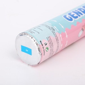 Custom Logo Gender Reveal Fireworks Salute Square Confetti for Gender Announcement Party