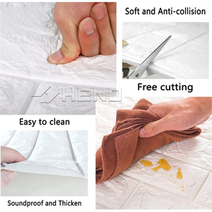 Autocollants muraux en mousse 3D XPE de haute qualité Wayon, résistants à l'humidité, adaptés à la décoration des murs des salons et des chambres. - Product Image 6