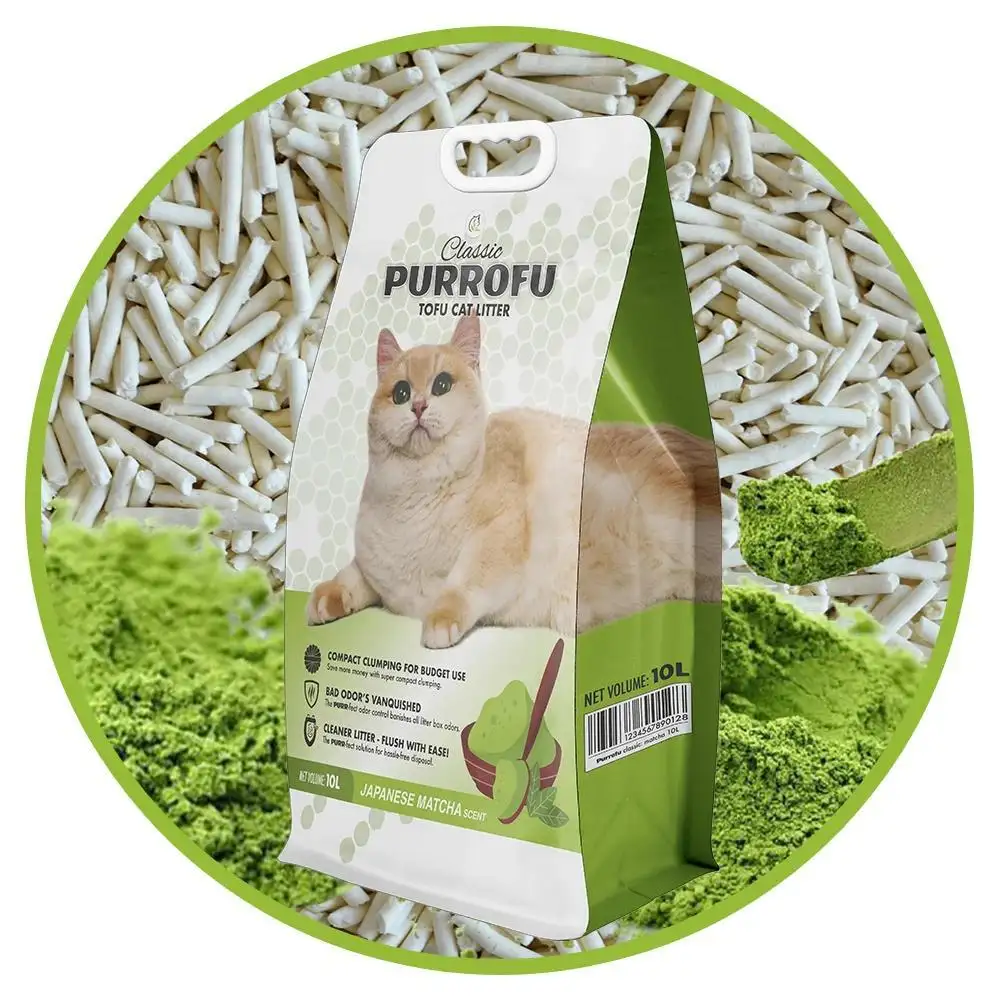 Best Seller Eco-Friendly Tofu Cat Litter Lavender Scented Odor Absorption Testable Flushable Free Sample Manufacturer Price