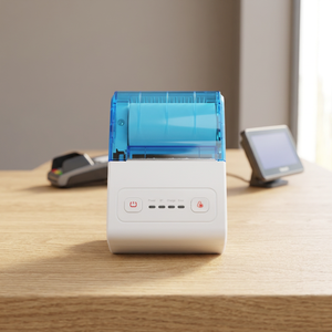 Mini imprimante d'étiquettes thermiques sans fil BT 203 dpi, imprimante d'étiquettes portable, 1500 mAh, 7,4 V, haute tension, impression rapide, imprimante de poche - Product Image 2