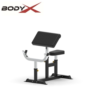Banco de Curl para Bíceps F1101A Fitness Preacher, Soporte para Curl con <span class=keywords><strong>Barra</strong></span> EZ Curl - Product Image 1